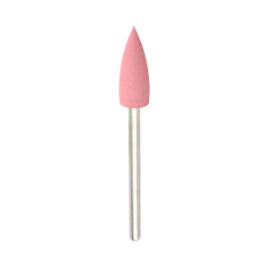 Silikon Polierbit rosa | Spitz Ø6,2mm | #400 Grit | Glanzpolierer